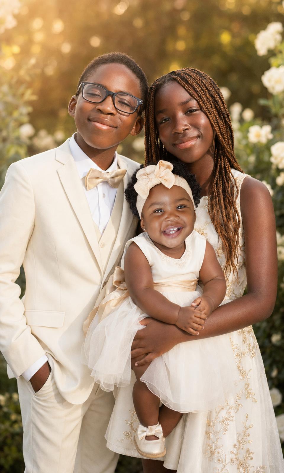 Thomas, Zoey, Trevor et Zuria